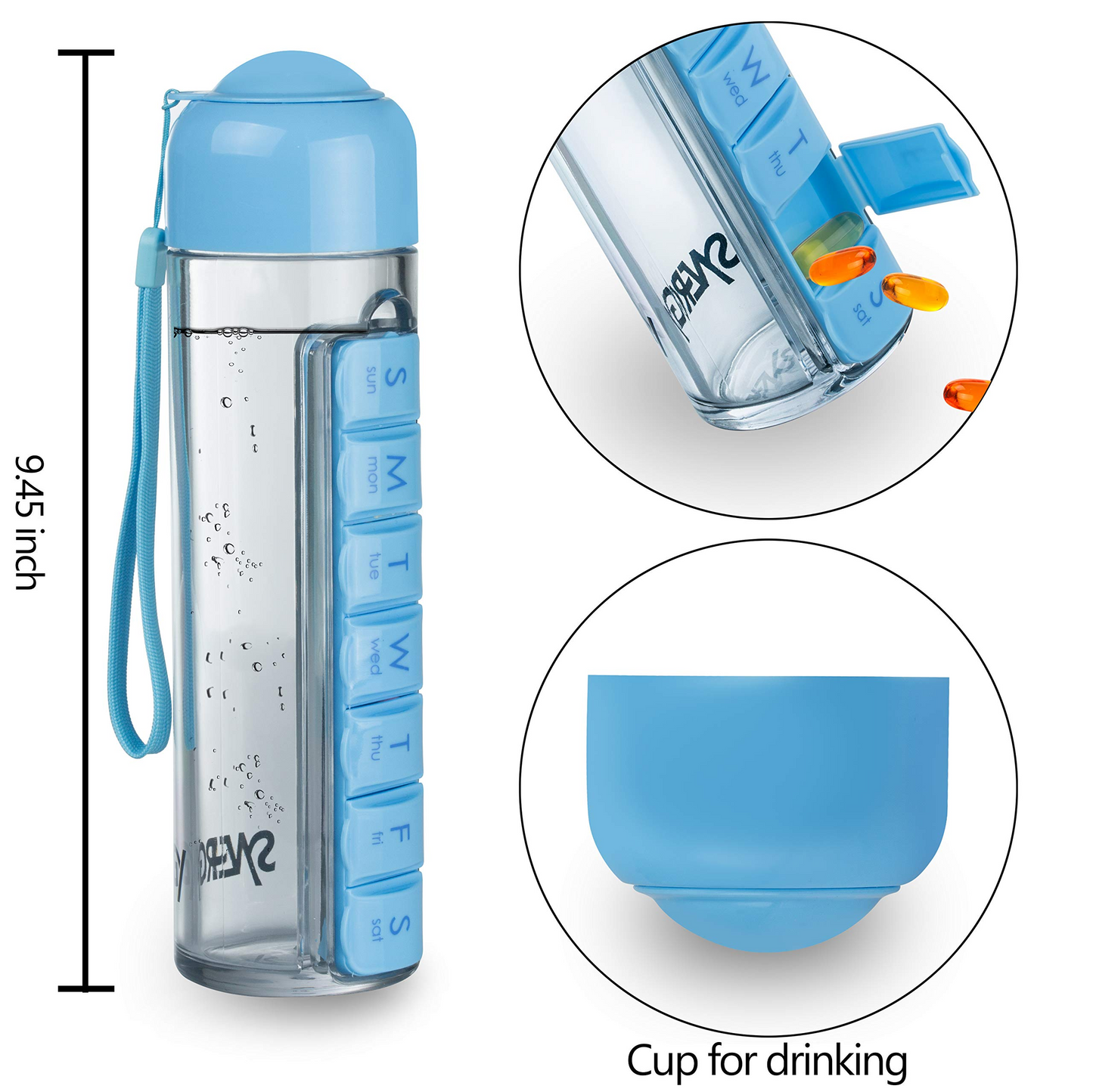 MyVita 7-Day Water Bottle Organizer